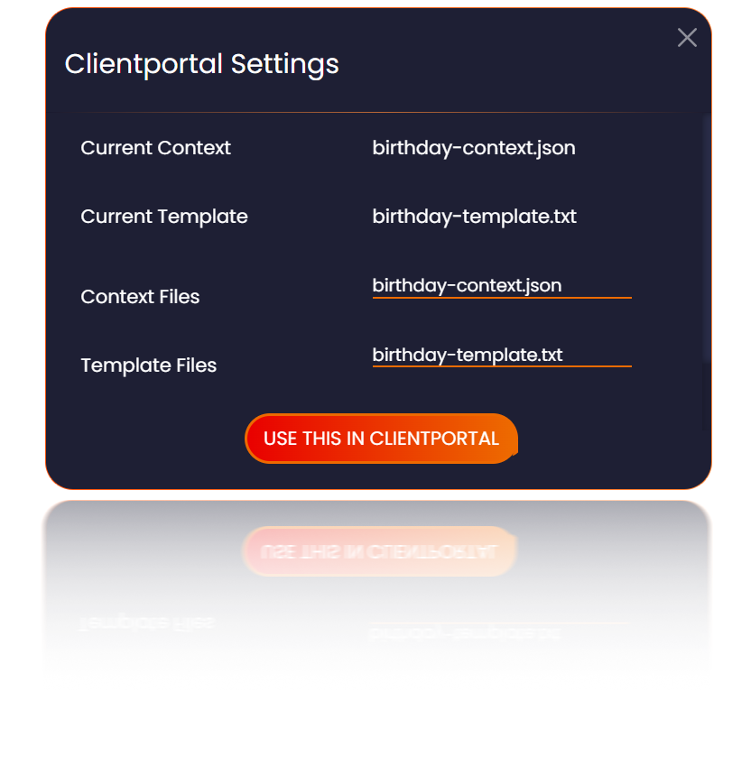 ClientPortal Integration