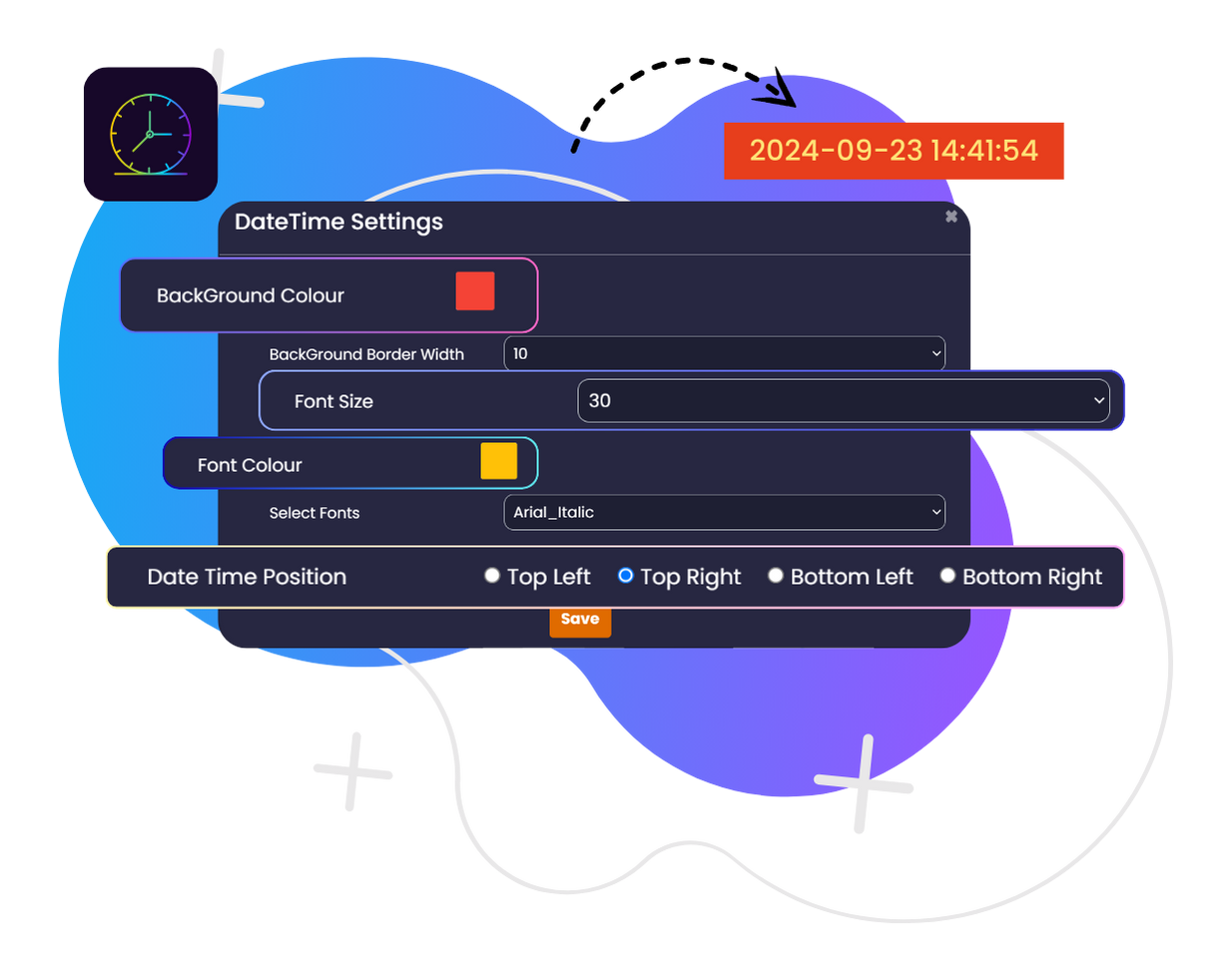 Date and Time Display Feature