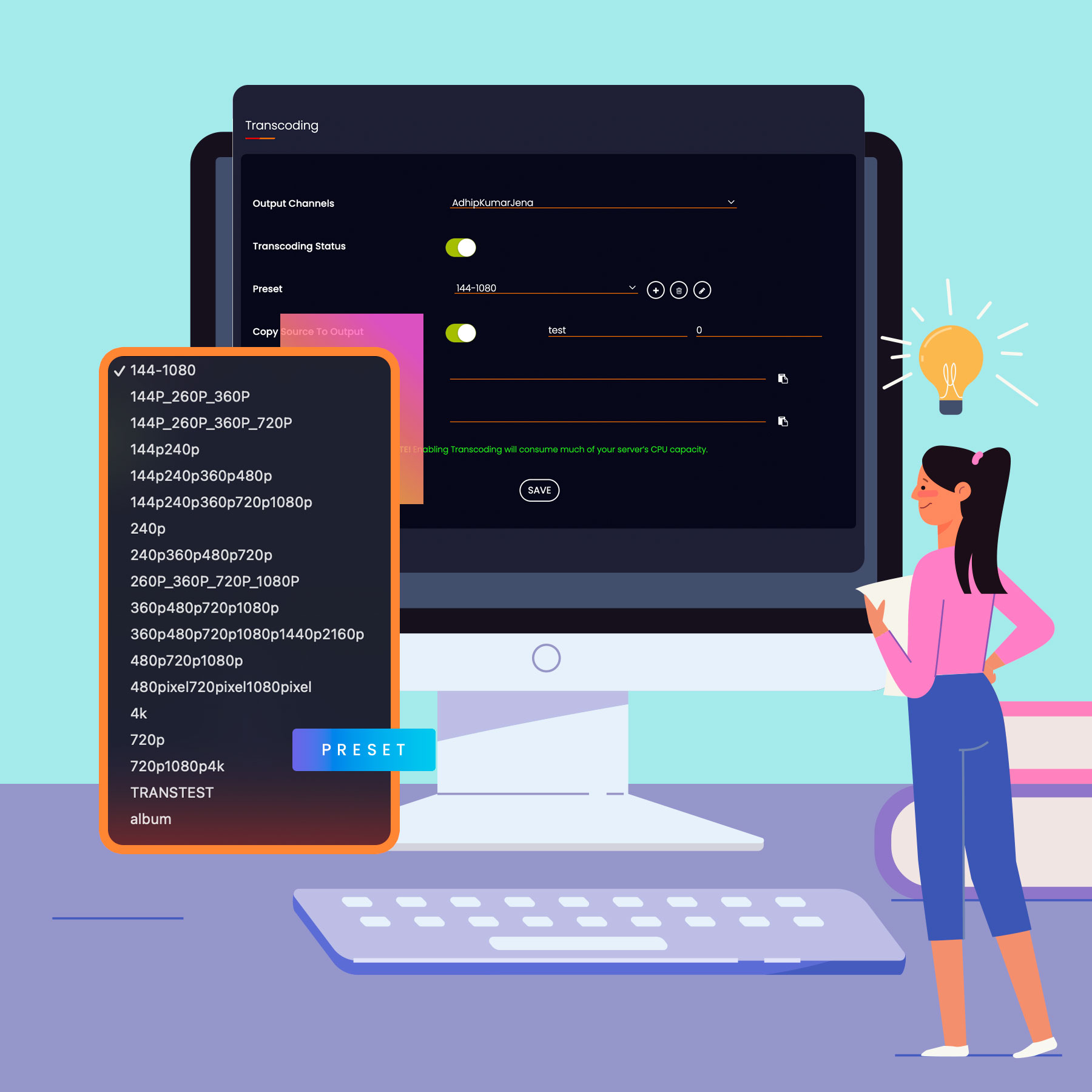 Transcoding and Multi-Bitrate Streaming