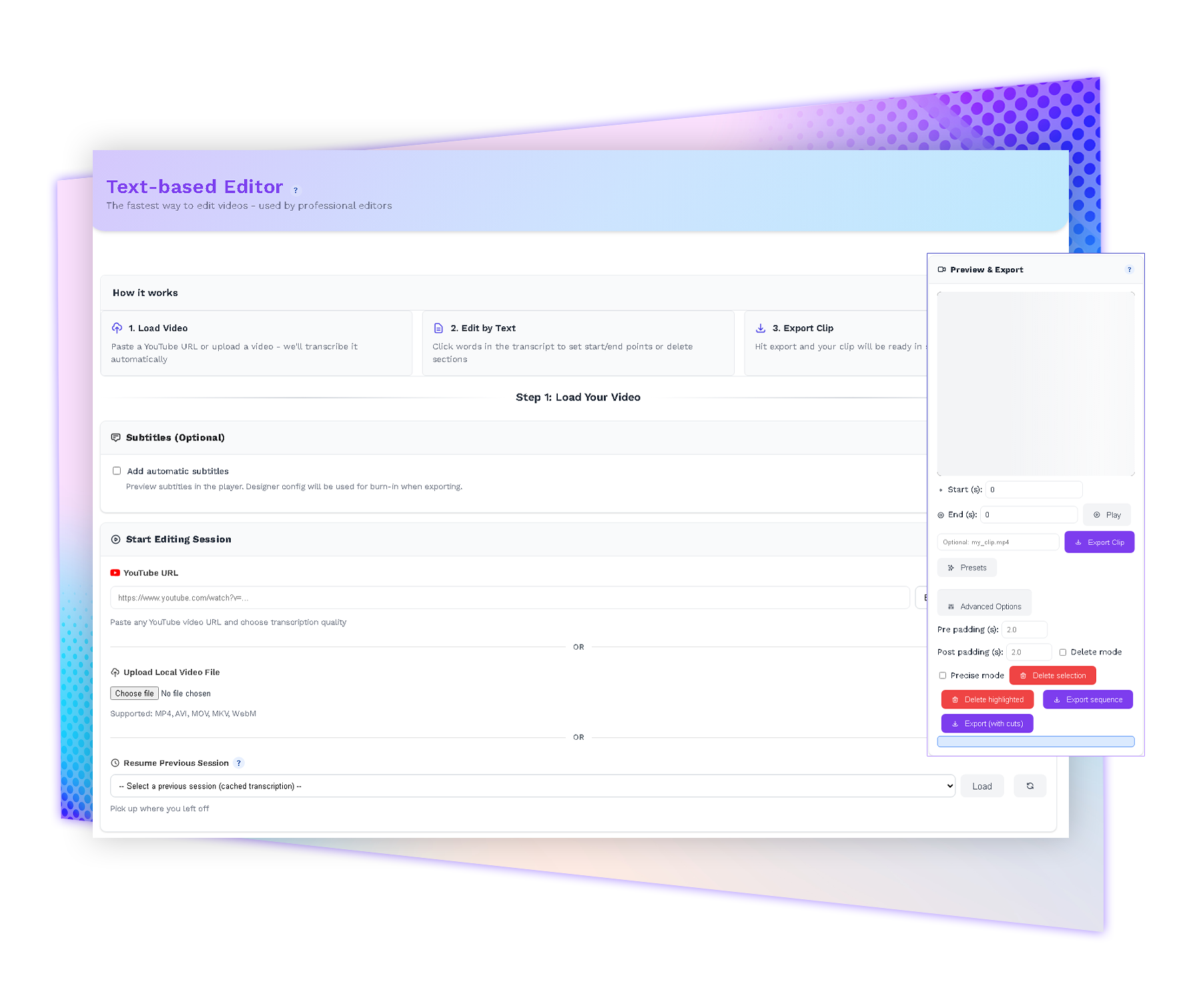 Text-Based Editor