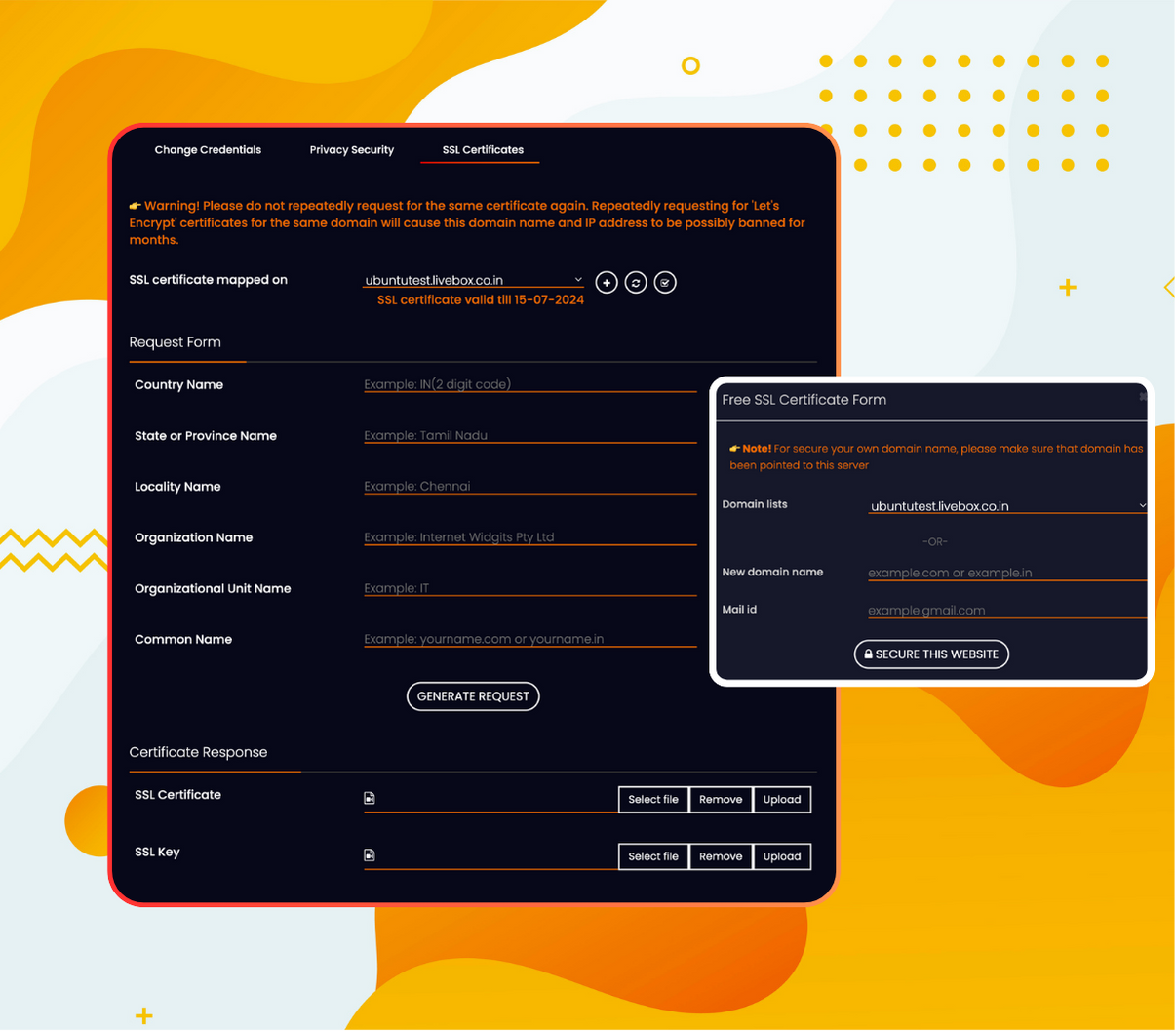 Domain and SSL Security