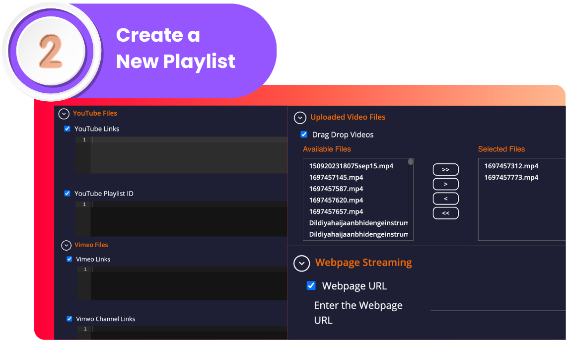 Create a New Playlist